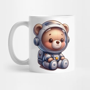 Cute Astronaut Bear Kawaii Mug